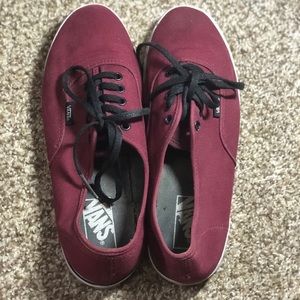 Maroon Vans
